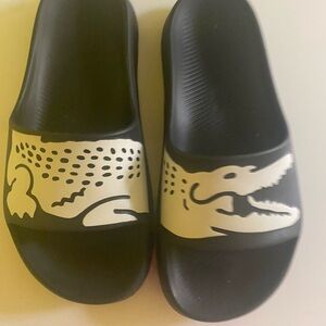 Lacoste Black and white  Slides size 7
